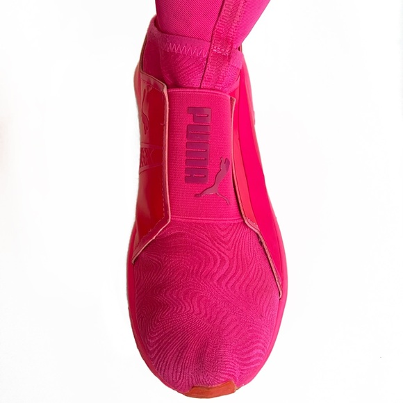 Puma Fierce Pink Bright Trainer Sneaker Size 6 - Picture 4 of 6